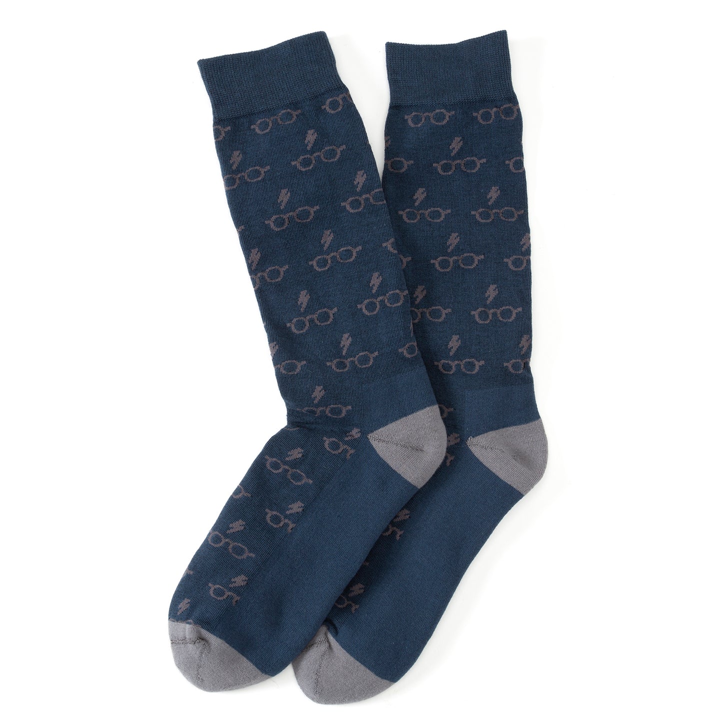 Harry Potter Glasses Navy Men's Socks Image 2