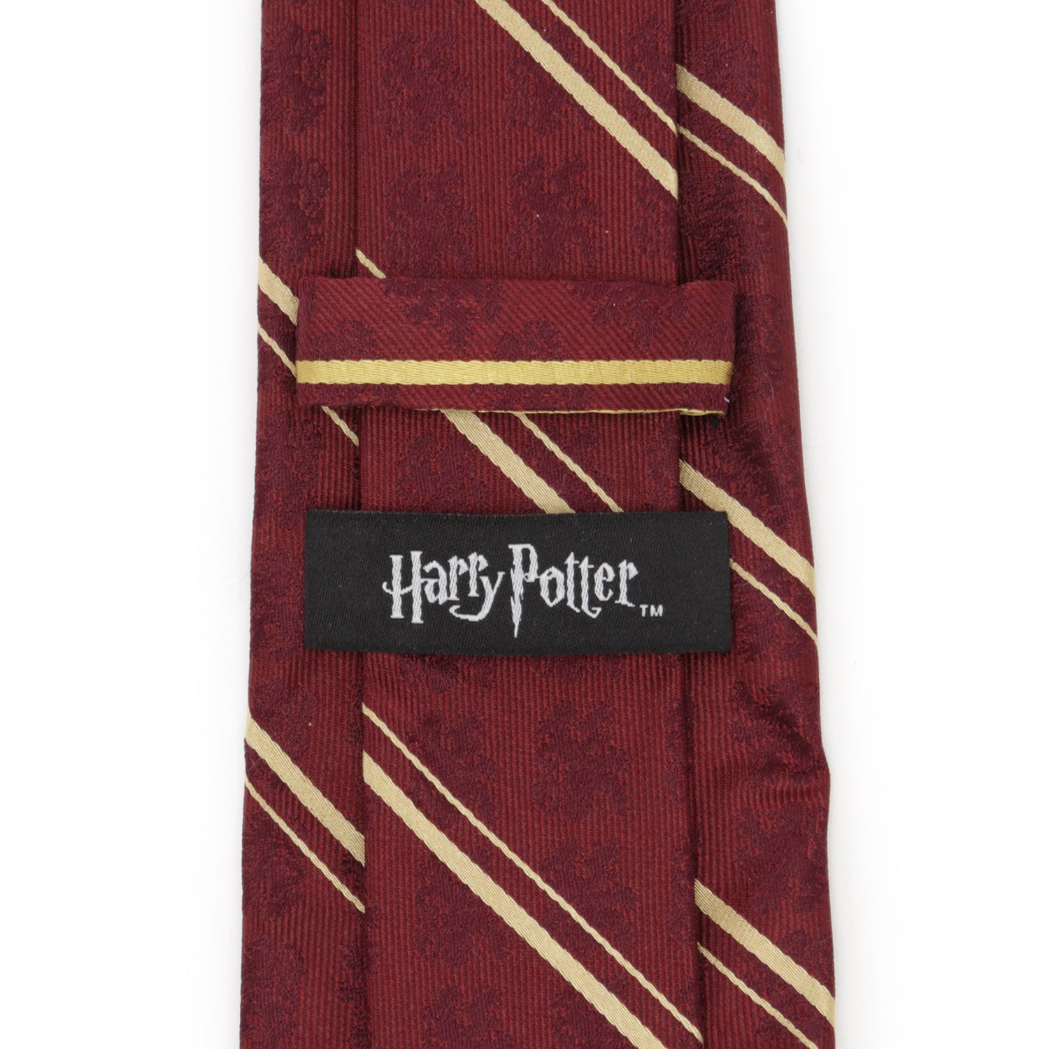 Gryffindor Maroon Stripe Silk Men's Tie Image 5