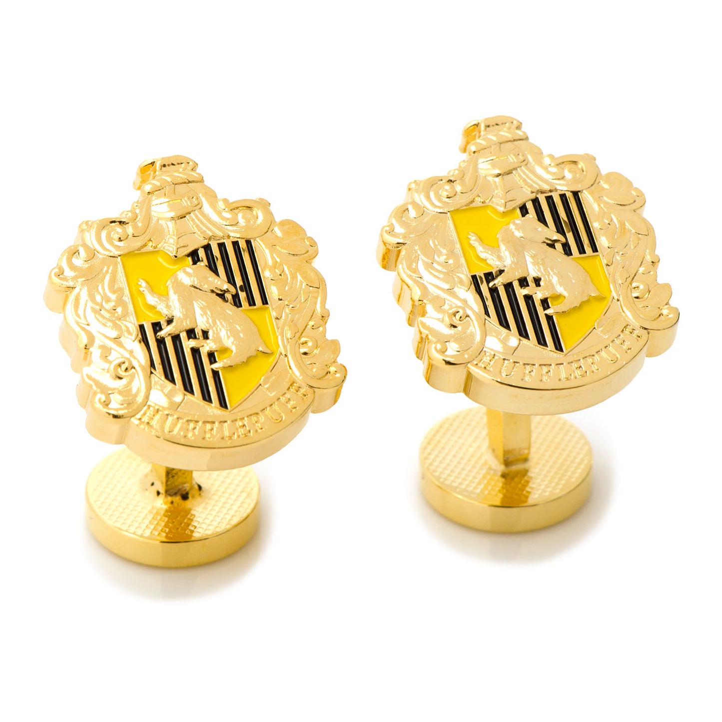 Hufflepuff Crest Cufflinks Image 2