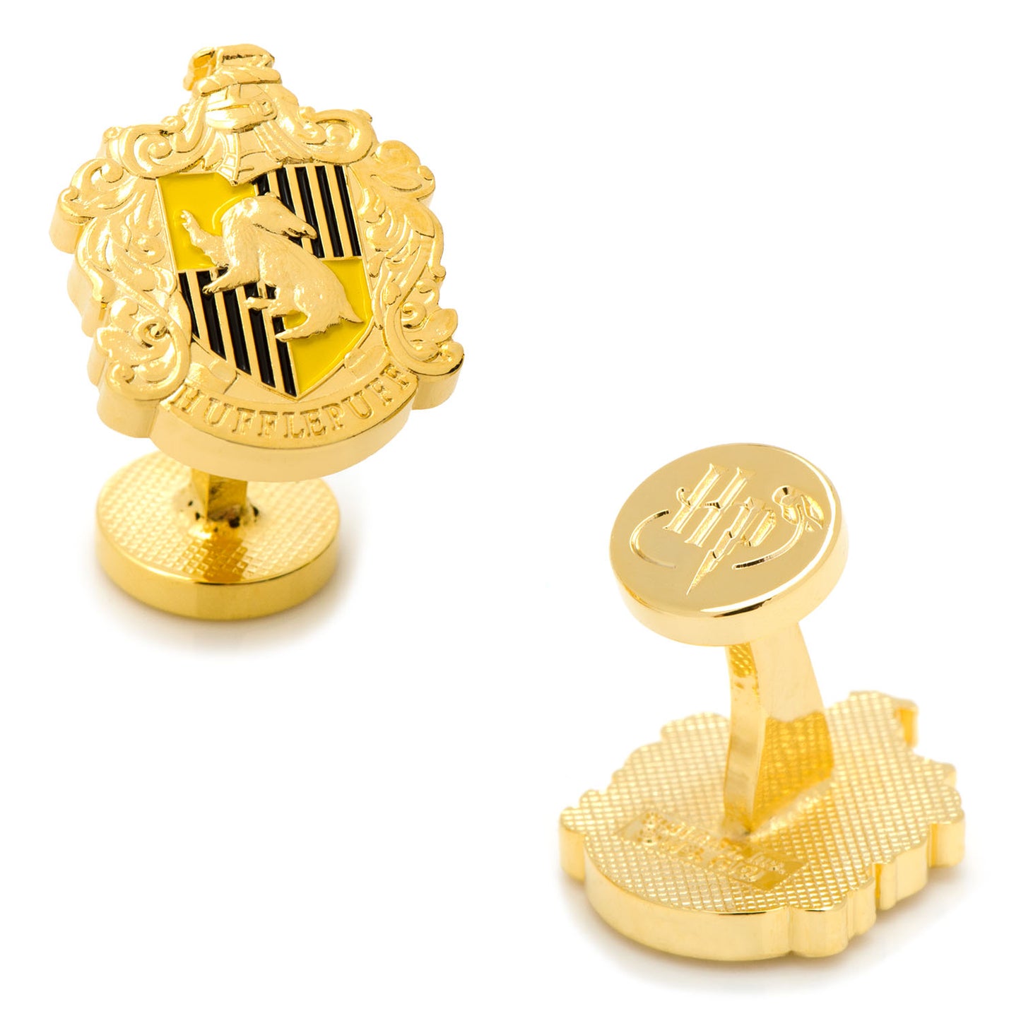 Hufflepuff Crest Cufflinks Image 1