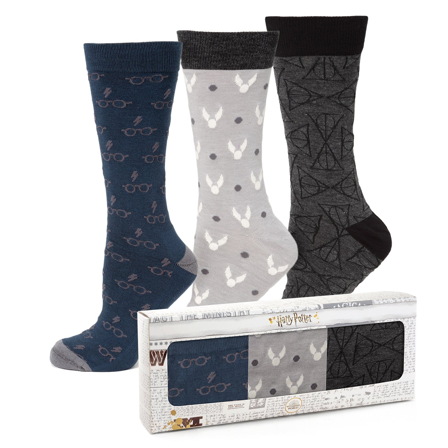 Harry Potter 3 Pack Sock Gift Set Image 2