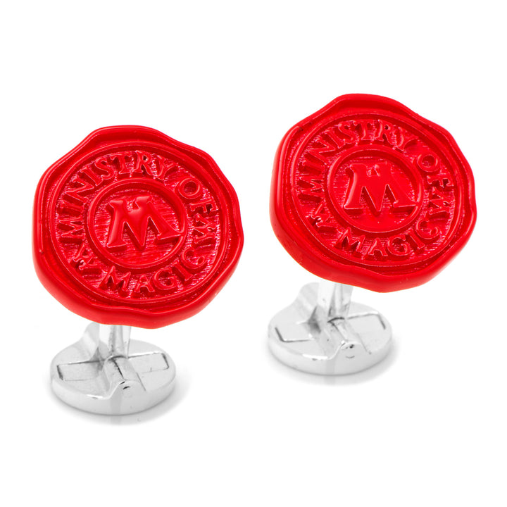 Ministry of Magic Wax Stamp Cufflinks Image 2