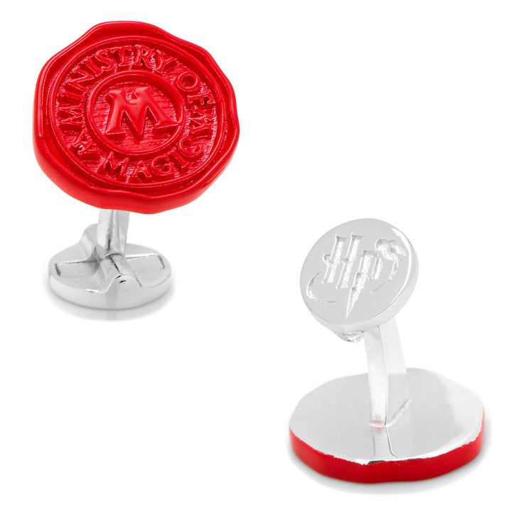 Ministry of Magic Wax Stamp Cufflinks Image 1