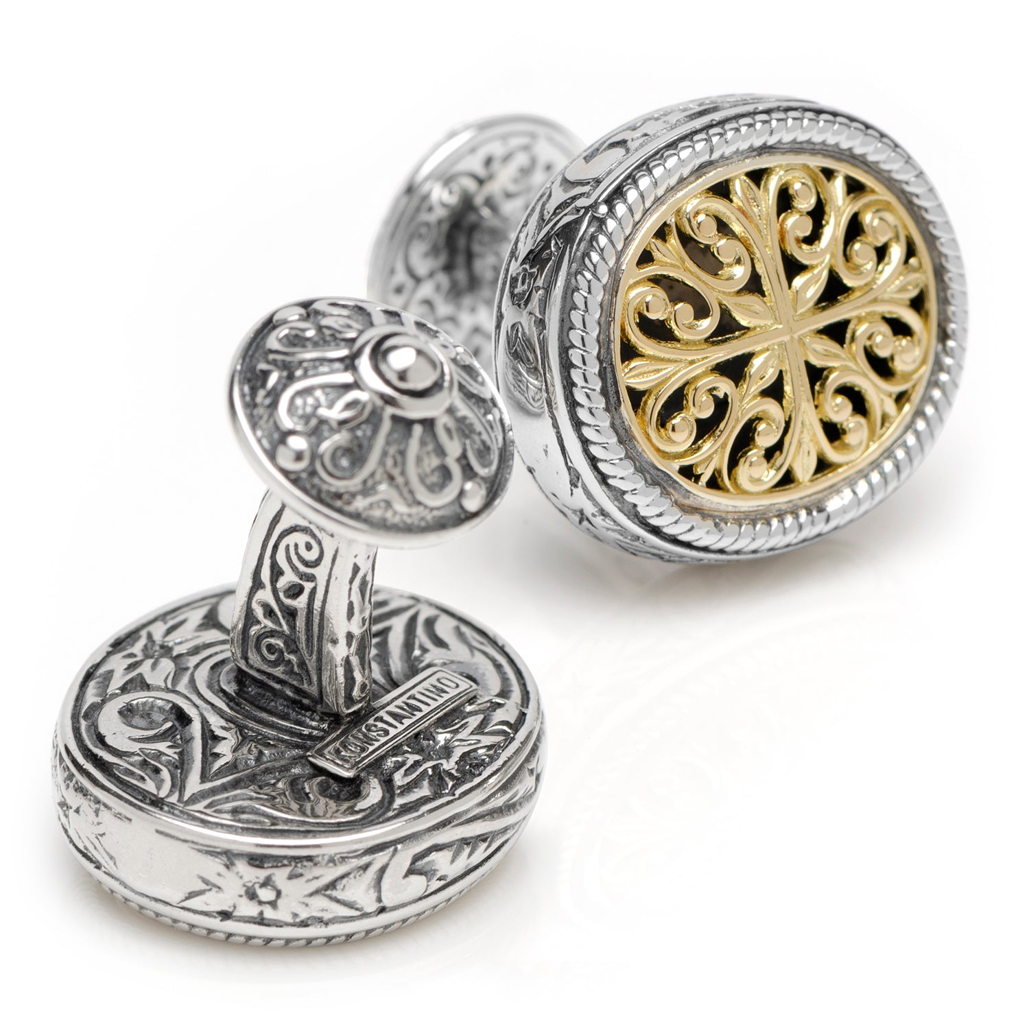 Sterling Silver 18 karat Cufflinks Image 3