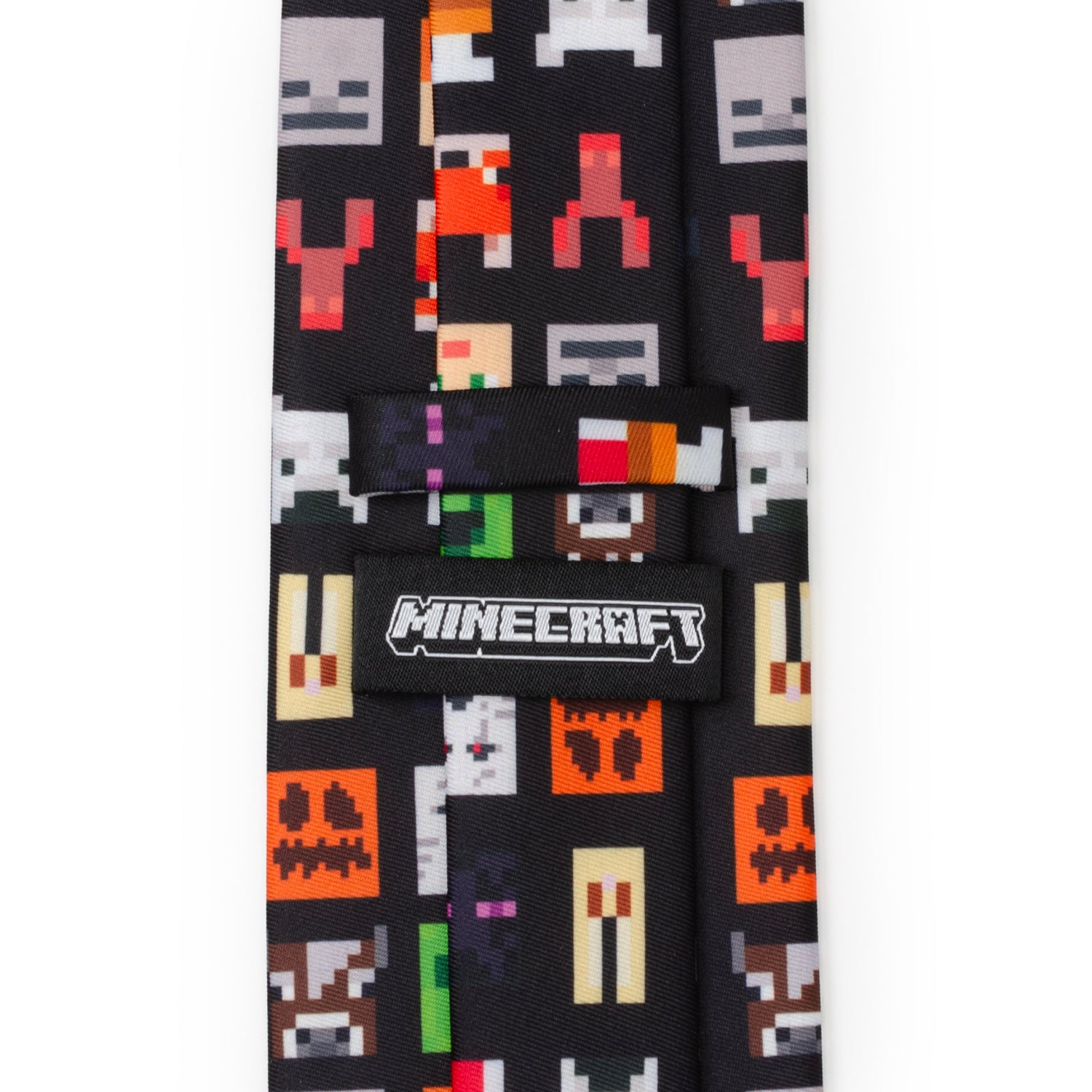 Minecraft Character Black Men's Tie Image 5