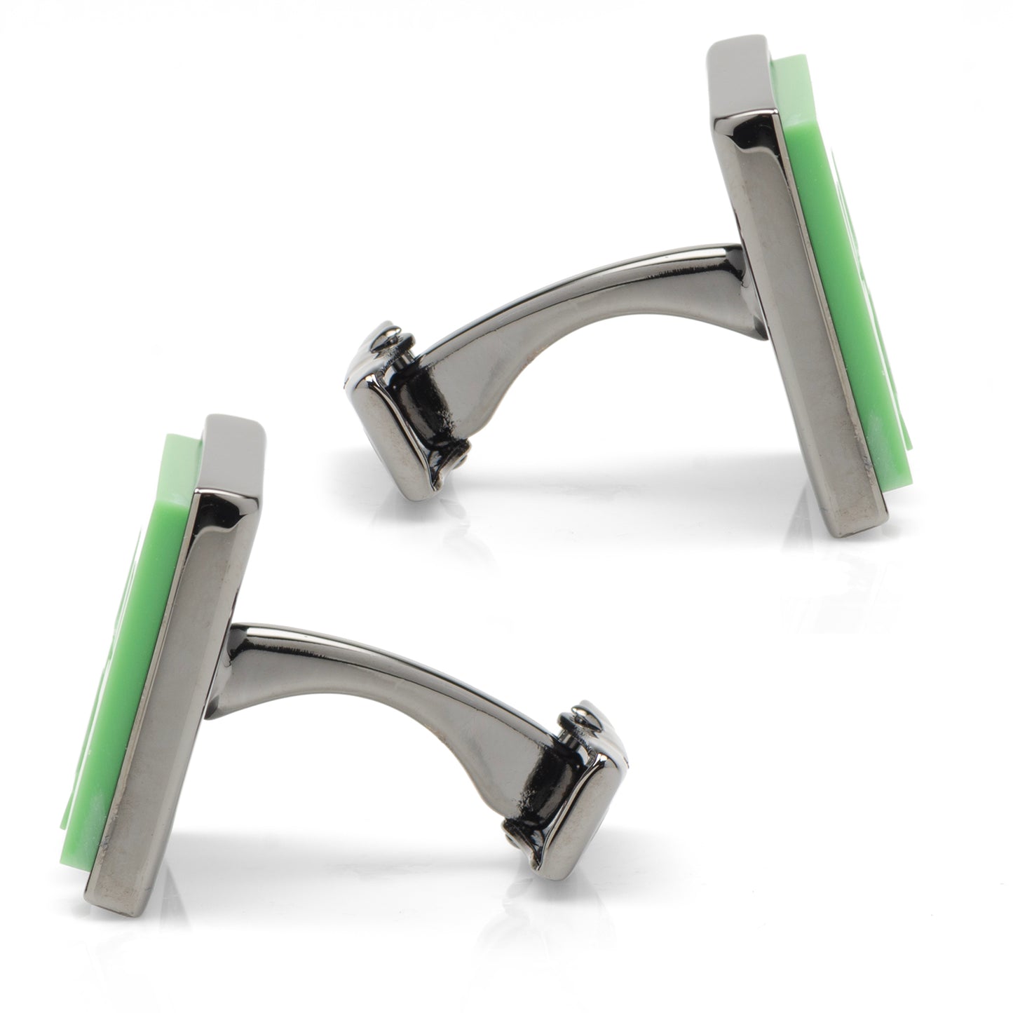 Minecraft Creeper Gunmetal Cufflinks Image 4