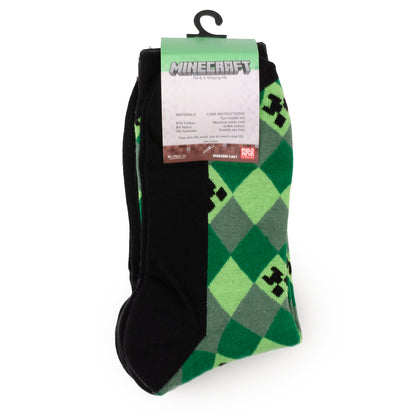 Minecraft Creeper Men's Sock Set Image 2