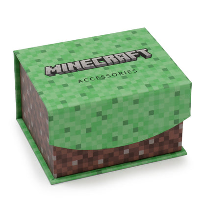 Minecraft Creeper Gunmetal Cufflinks Packaging Image