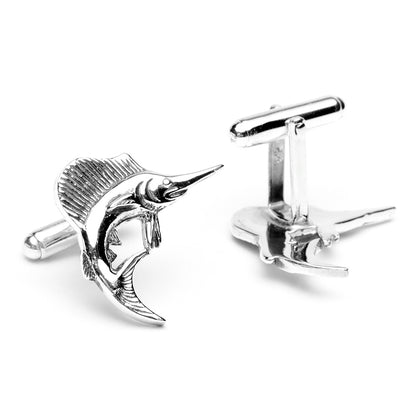 Sterling Sailfish Cufflinks Image 2