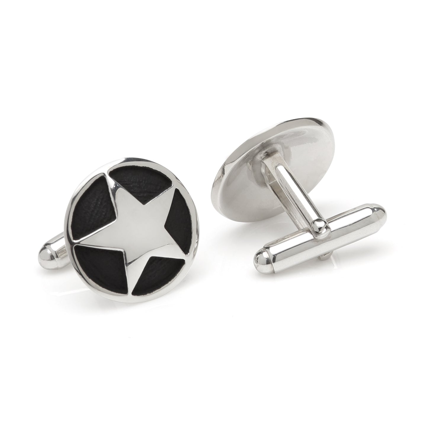 Antique Star Cuff Links Image 2