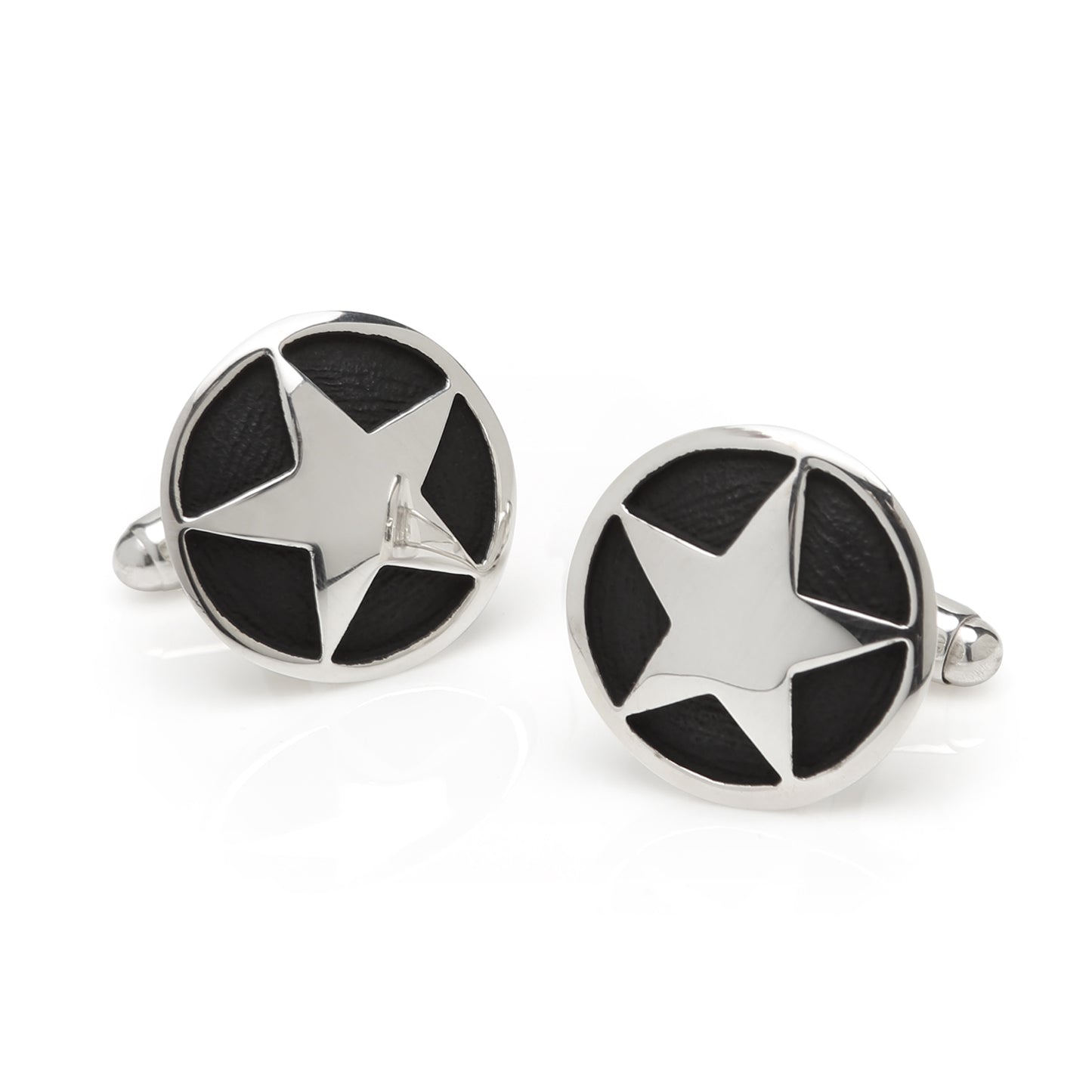 Antique Star Cuff Links Image 1