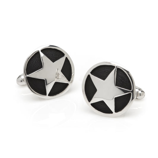 Antique Star Cuff Links Image 1