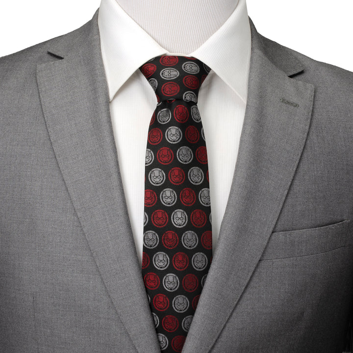 Ant-man Red/Gray Charcoal Tie Image 2