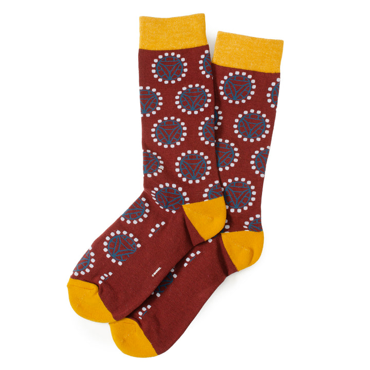 Arc Reactor Red Men's Socks Image 2