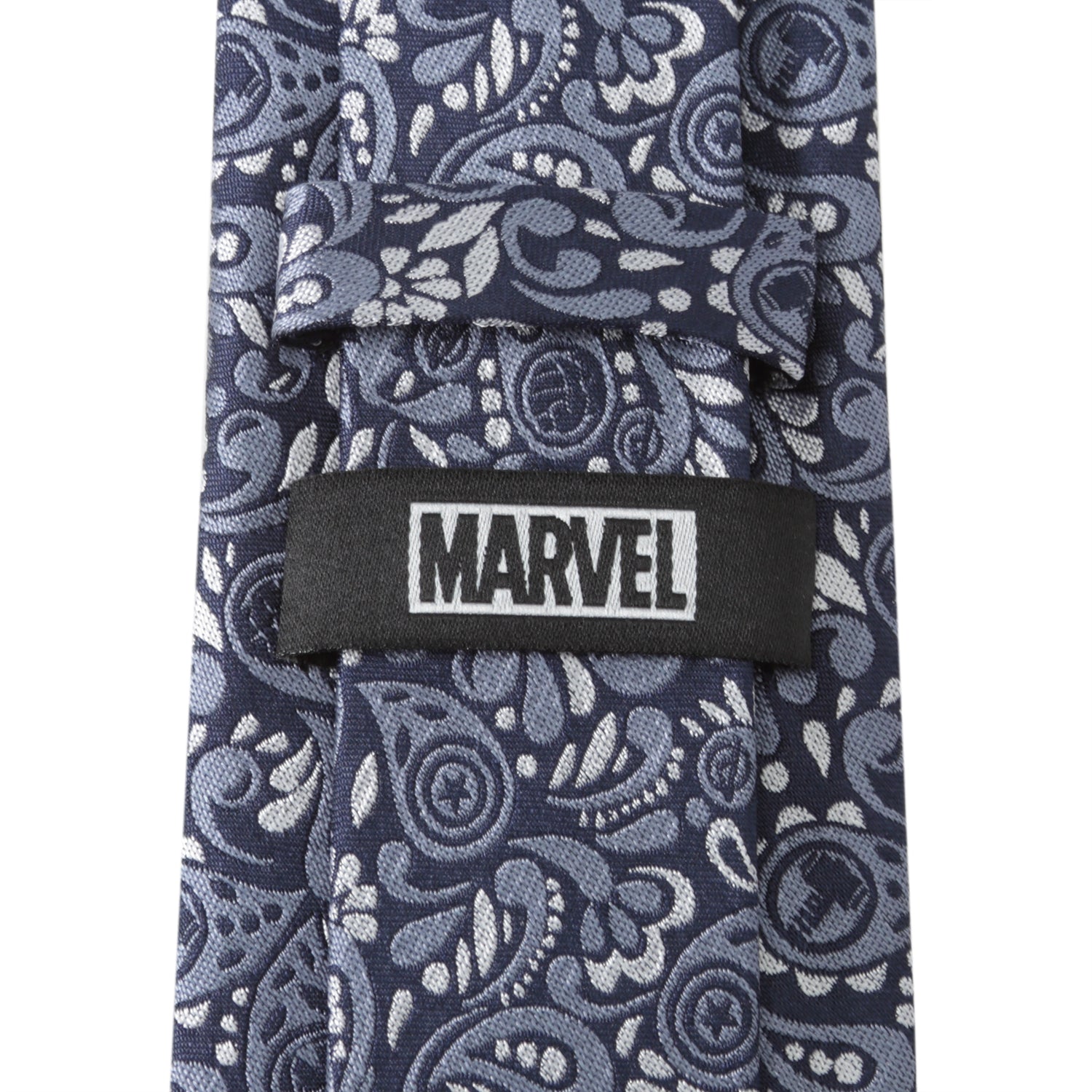 Avengers Paisley Icons Navy Men's Tie Image 4