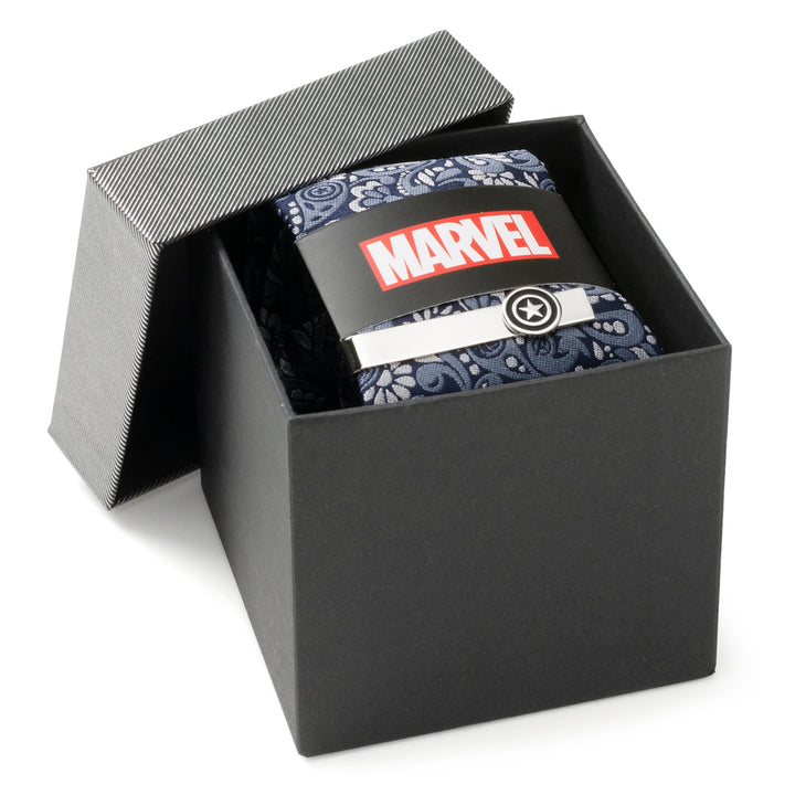 Avengers Icons Necktie and Tie Bar Gift Set Image 2