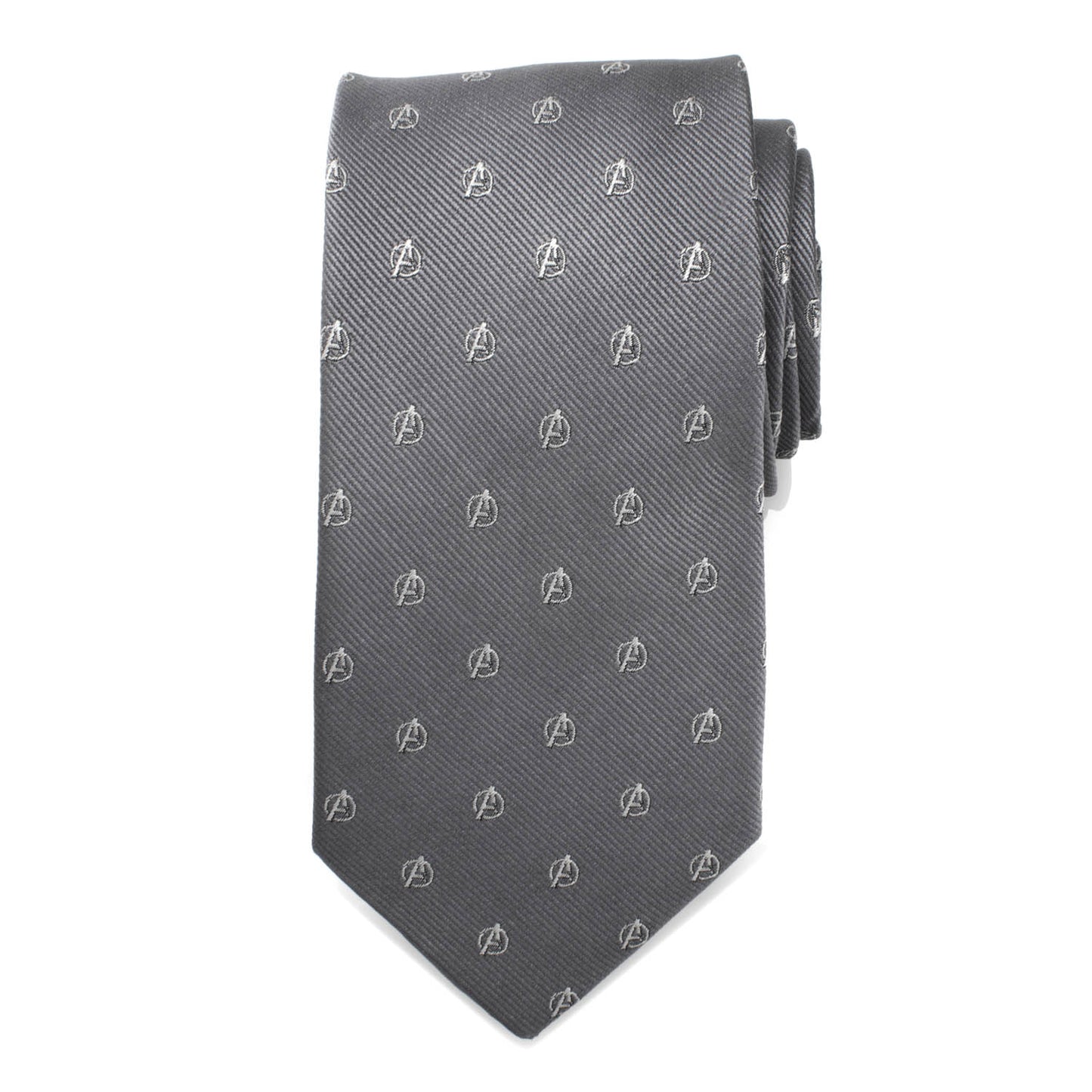 Avengers Gray Mens Tie Image 3