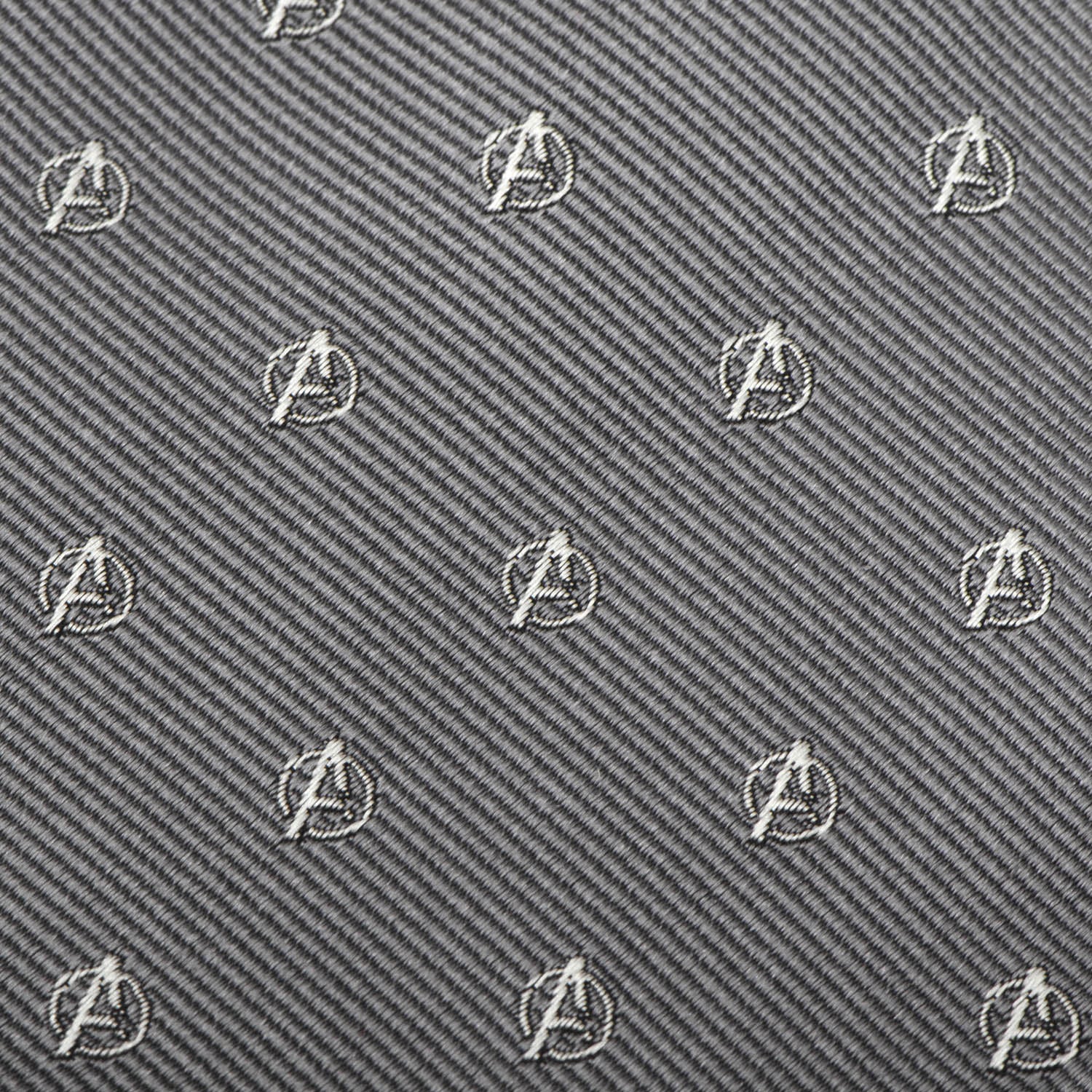 Avengers Gray Mens Tie Image 5