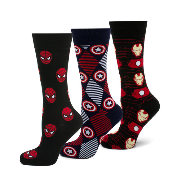 Favorite Avengers 3 Pair Socks Gift Set Image 1
