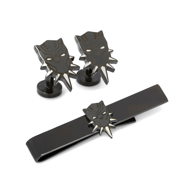 Black Panther Cufflinks and Tie Bar Gift Set Image 1