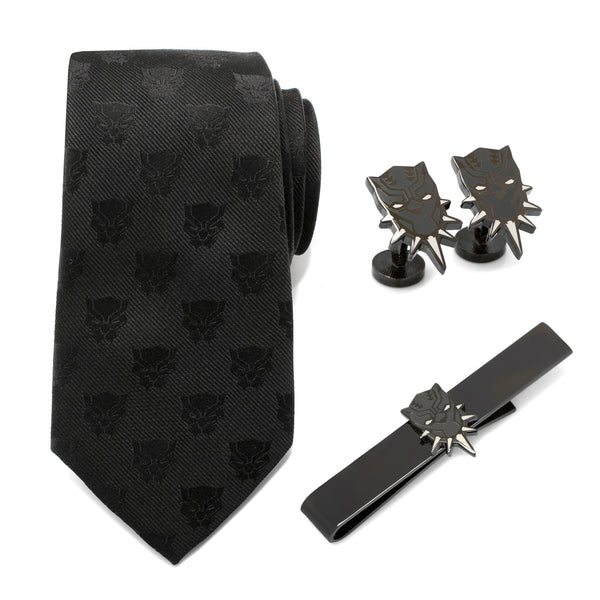 Black Panther 3 Piece Necktie Gift Set Image 1