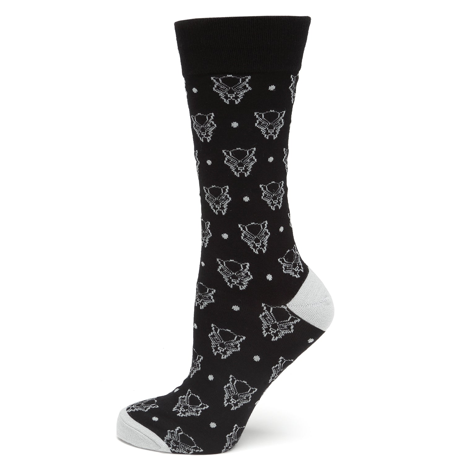 Black Panther Dot Socks Image 1