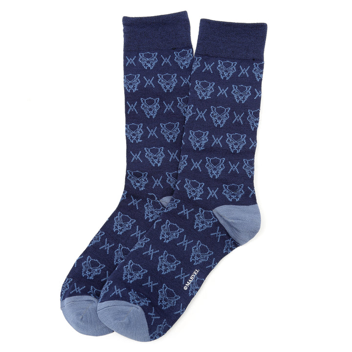 Black Panther Blue Sock Image 2