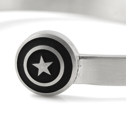 Captain America Stainless Steel Cuff Bracelet Image 4