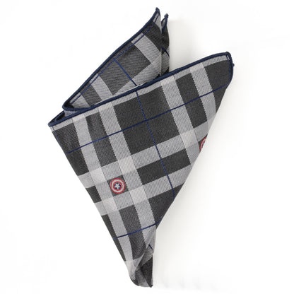 Captain America Gray Plaid Pocket Square Image 3