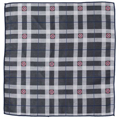 Captain America Gray Plaid Pocket Square Image 1