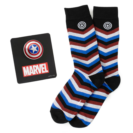 Captain America Chevron Stripe Gift Set Image 1