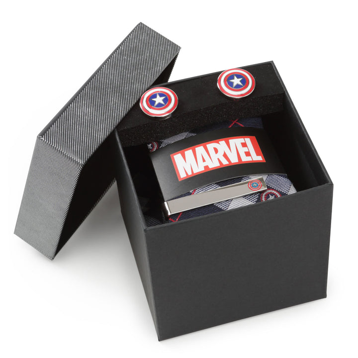 Captain America Favorites Necktie Gift Set Image 2
