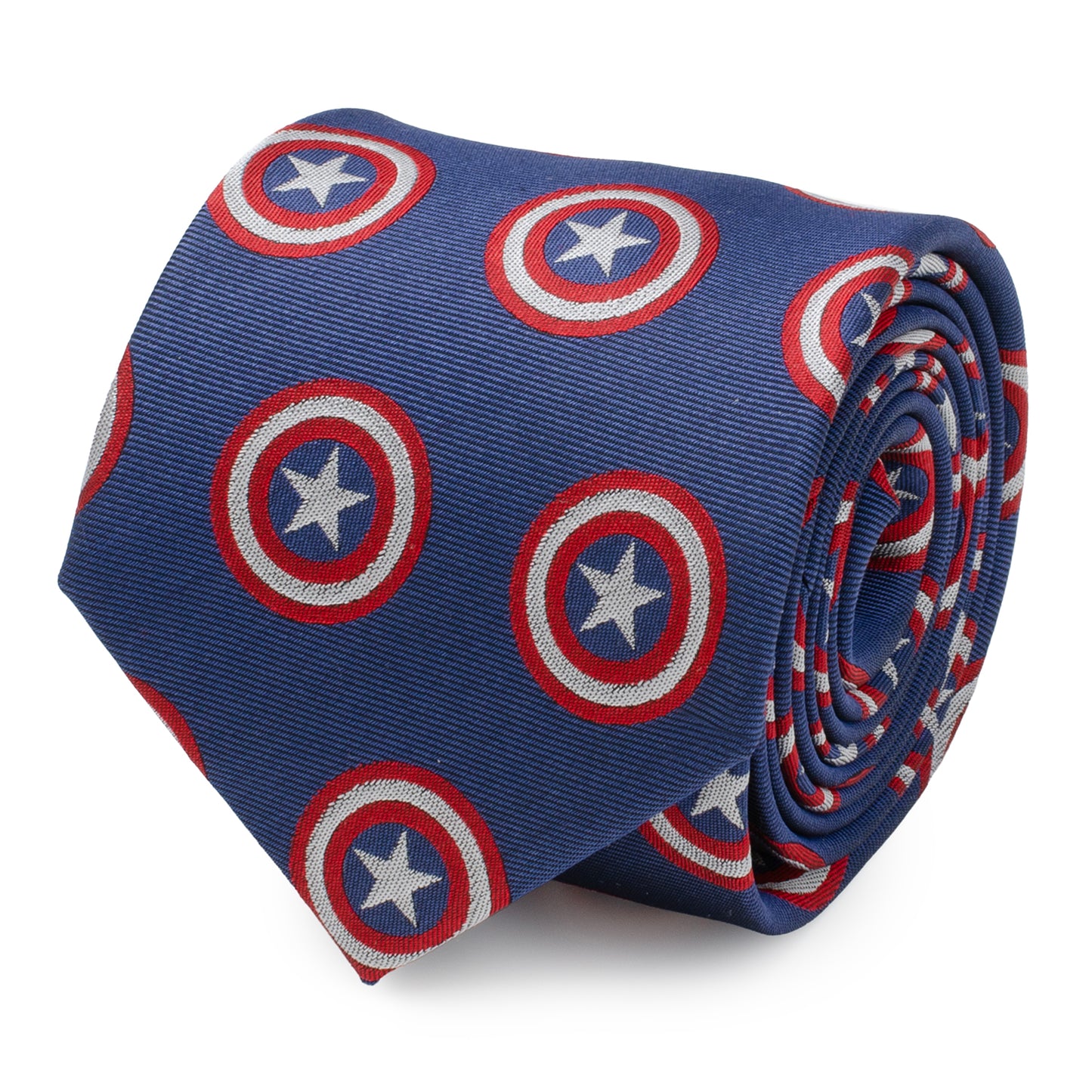 Captain America Blue Men's Tie Image 3