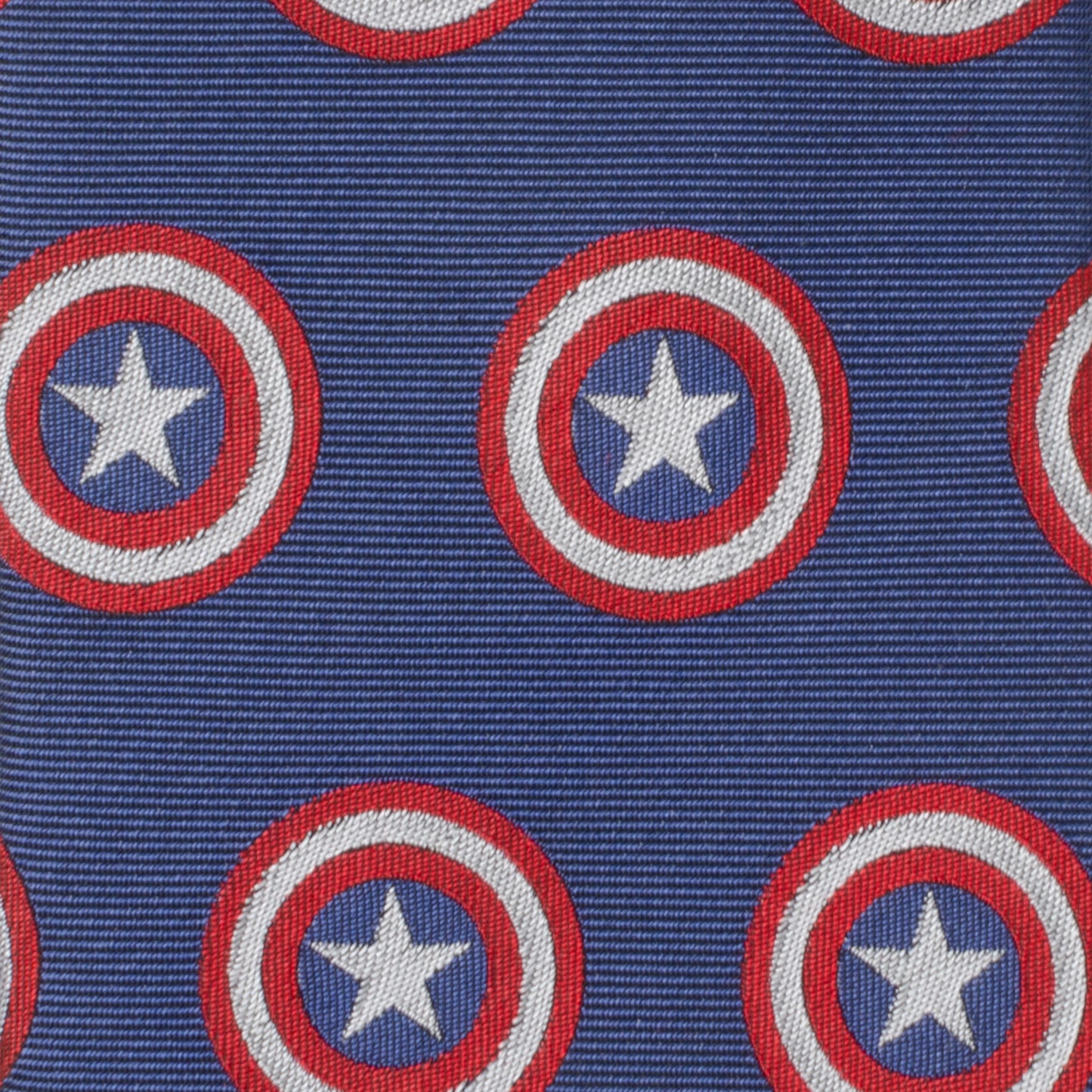 Captain America Blue Men's Tie Image 6