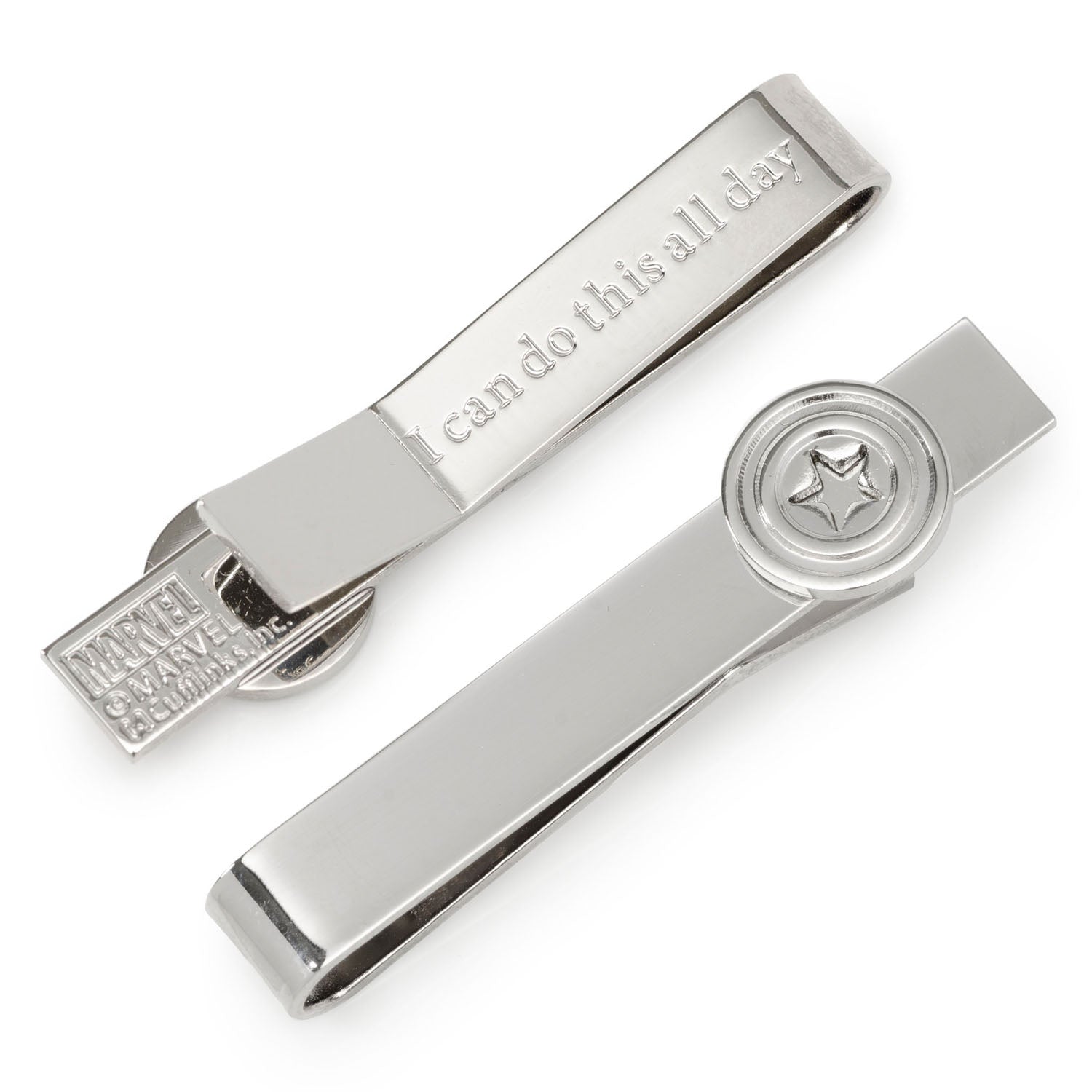 Captain America Hidden Message Tie Bar Image 1