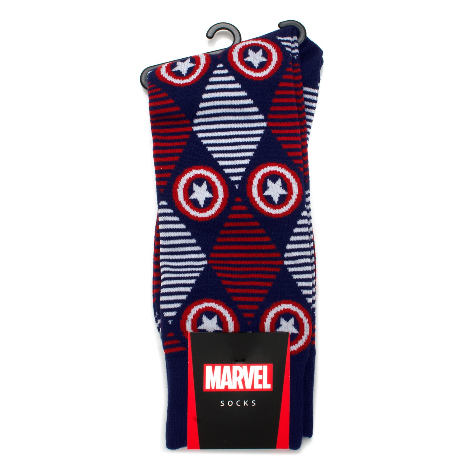 Marvel Captain America Navy Argyle Stripe Gift Set Image 3