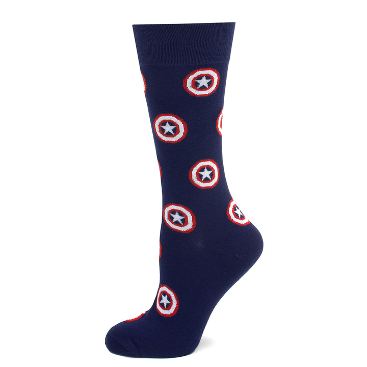 Captain America Navy Socks Image 1