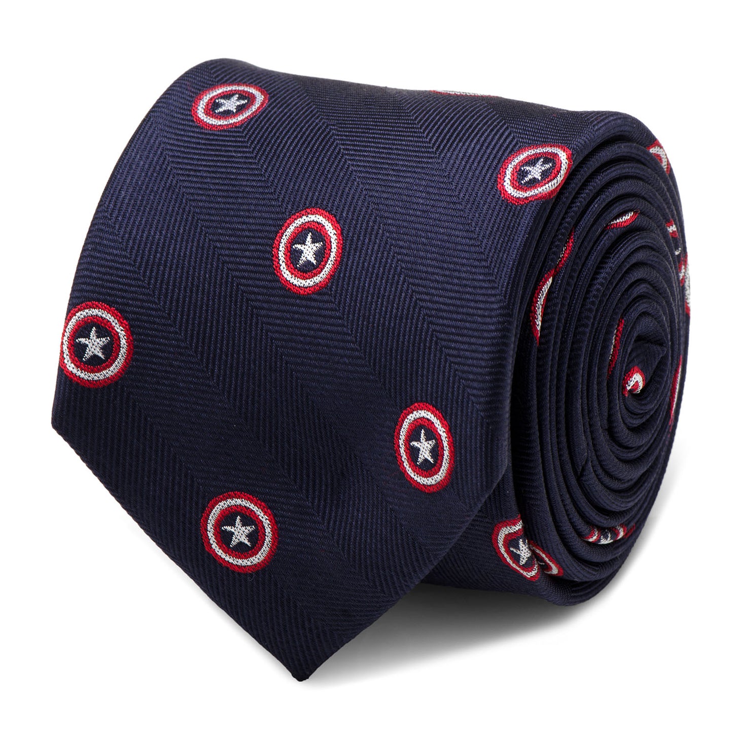 Captain America Navy Tie Image 3