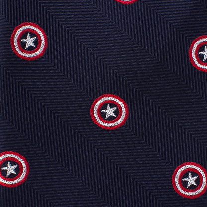 Captain America Navy Tie Image 5