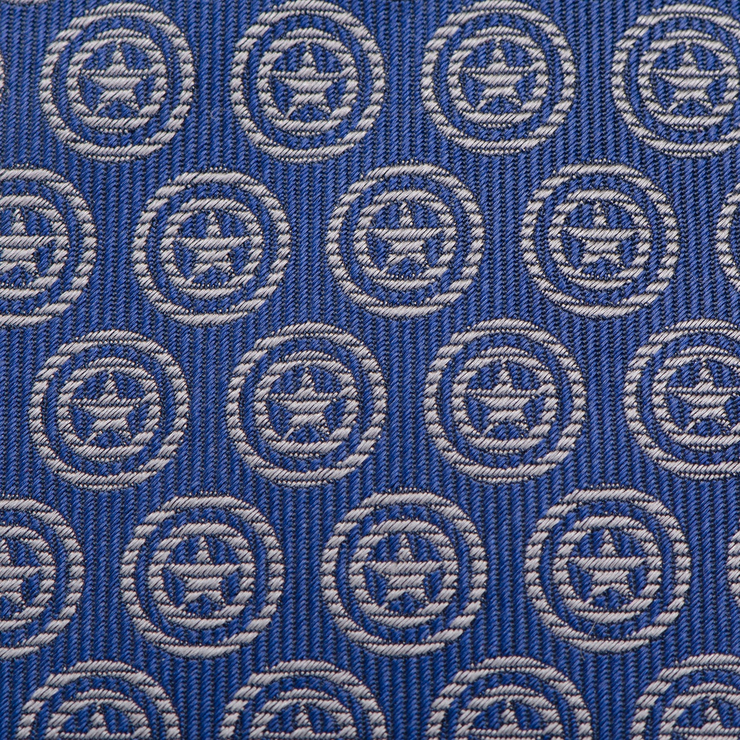 Captain America Shield Blue Men's Tie Image 5