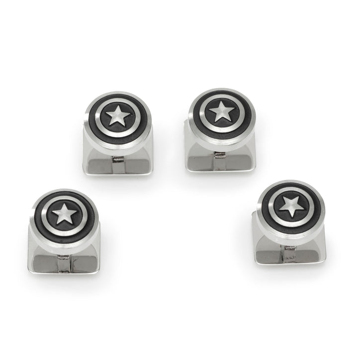 Captain America Shield Stainless Steel Studs Image 1
