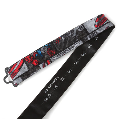 Captain America Comic Gray Men's Bow Tie Image 5