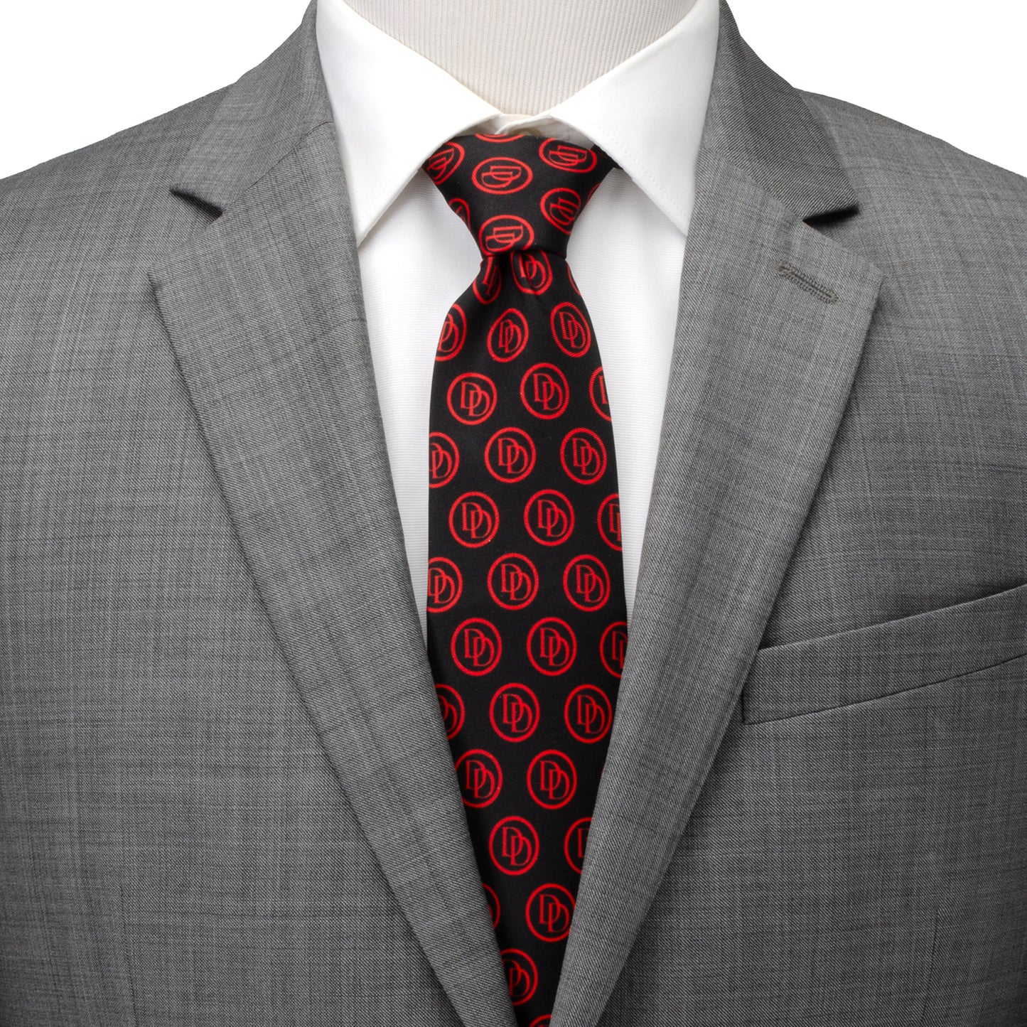 Daredevil Black Men's Tie Image 2