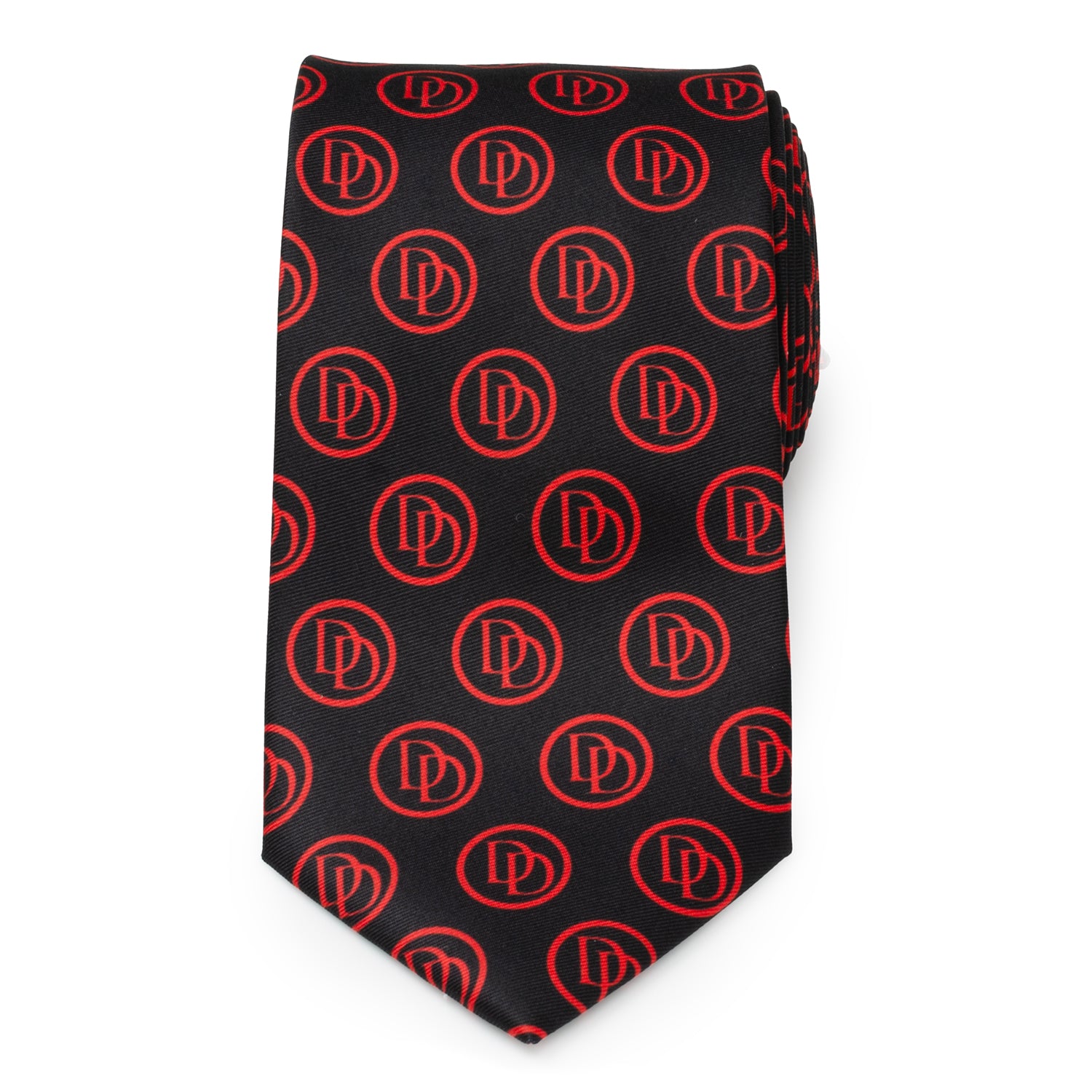 Daredevil Black Men's Tie and Embossed Logo Lapel Pin Gift Set Image 4