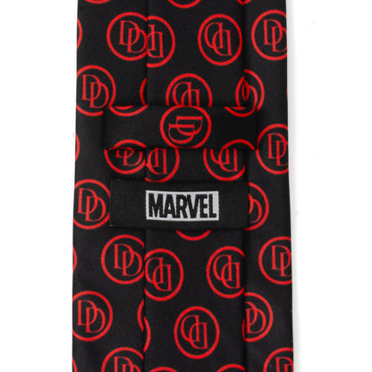 Daredevil Black Men's Tie and Embossed Logo Lapel Pin Gift Set Image 6