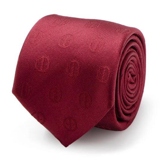 Deadpool Maroon Men's Tie Image 1