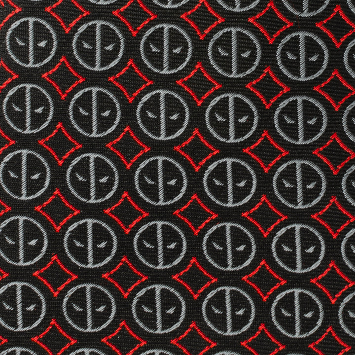 Deadpool Black Men's Tie Image 4