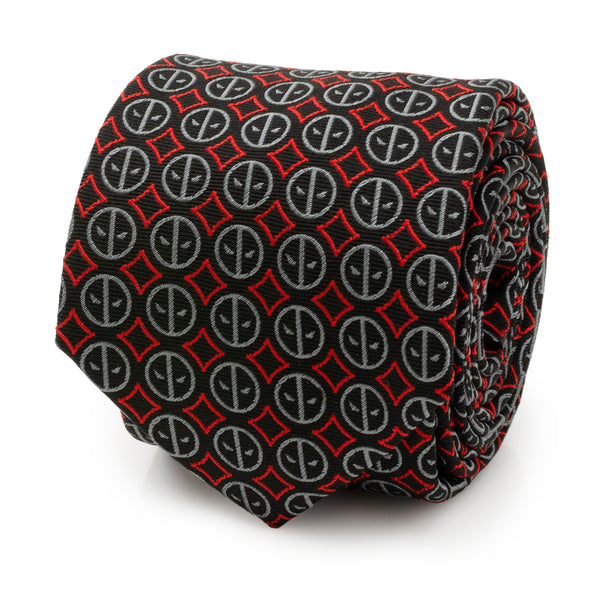 Deadpool Black Men's Tie Image 1