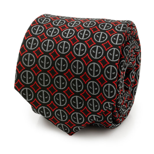 Cravate Deadpool noire pour homme