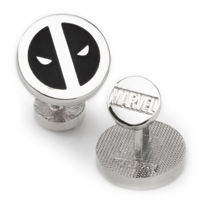 Deadpool Silver Mask Cufflinks Image 1